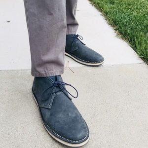 Jack Threads Navy Chukka Boots